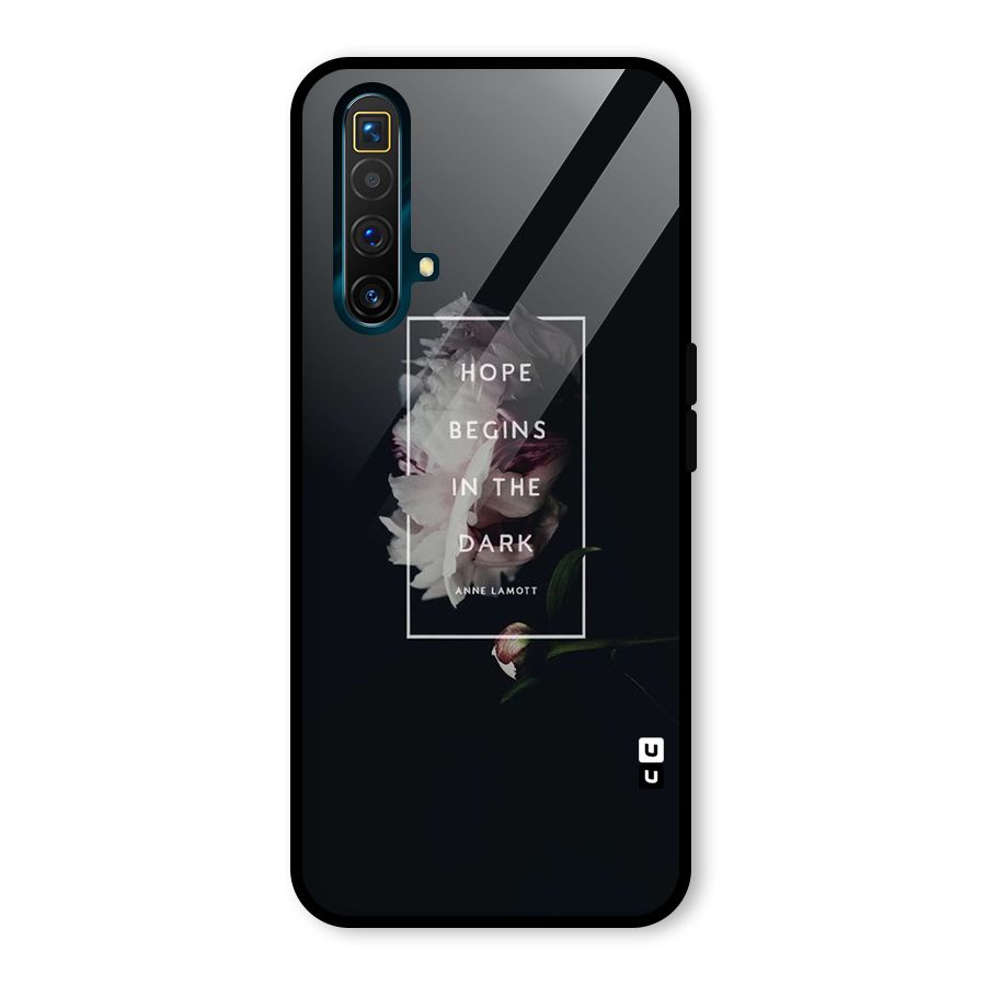 Dark Hope Glass Back Case for Realme X3 SuperZoom