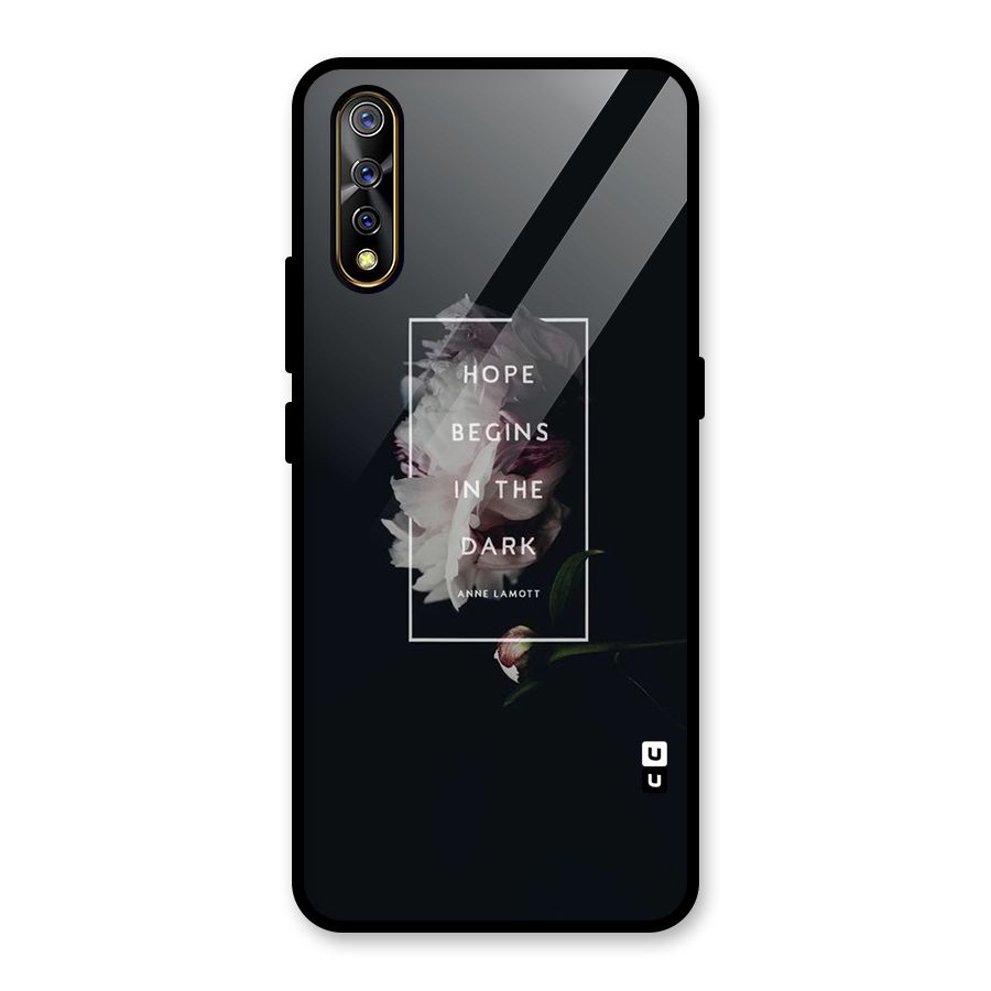 Dark Hope Glass Back Case for Vivo S1