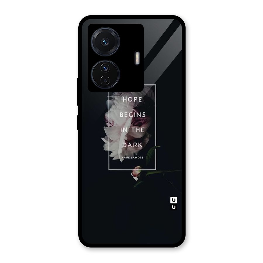 Dark Hope Glass Back Case for Vivo T1 Pro