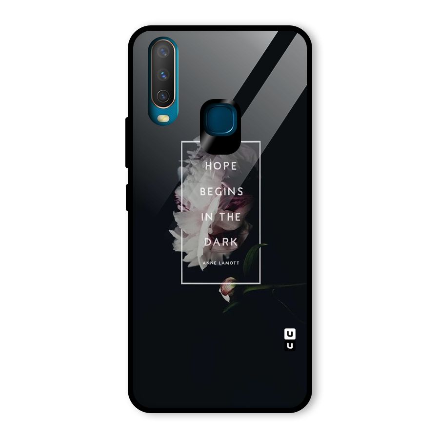 Dark Hope Glass Back Case for Vivo U10
