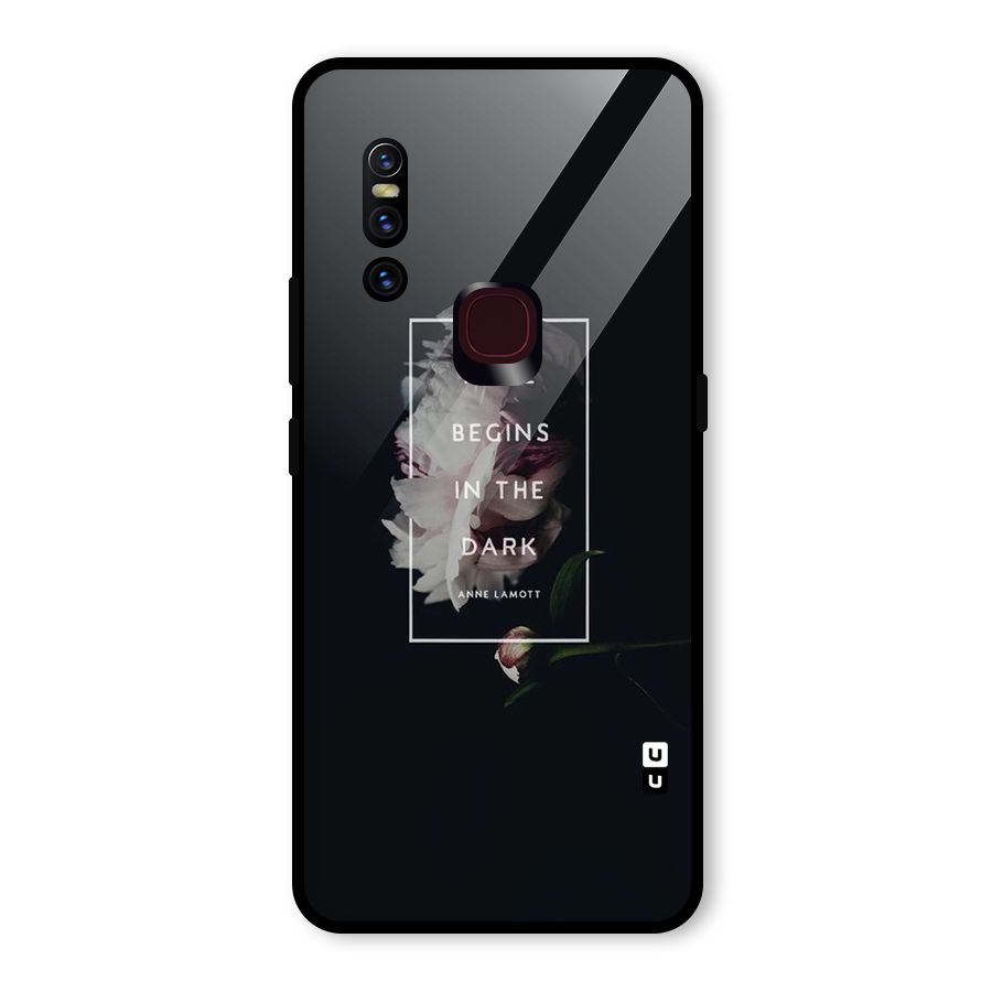 Dark Hope Glass Back Case for Vivo V15