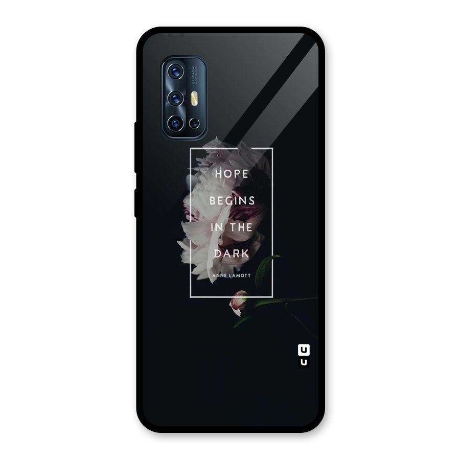 Dark Hope Glass Back Case for Vivo V17