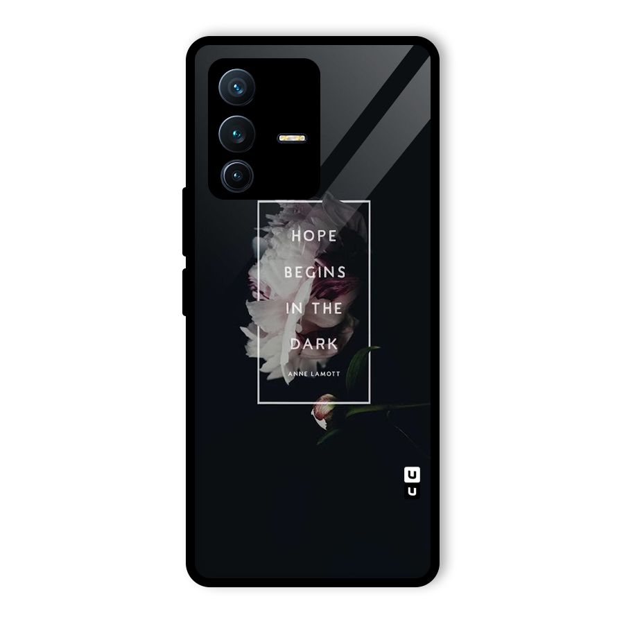 Dark Hope Glass Back Case for Vivo V23 Pro
