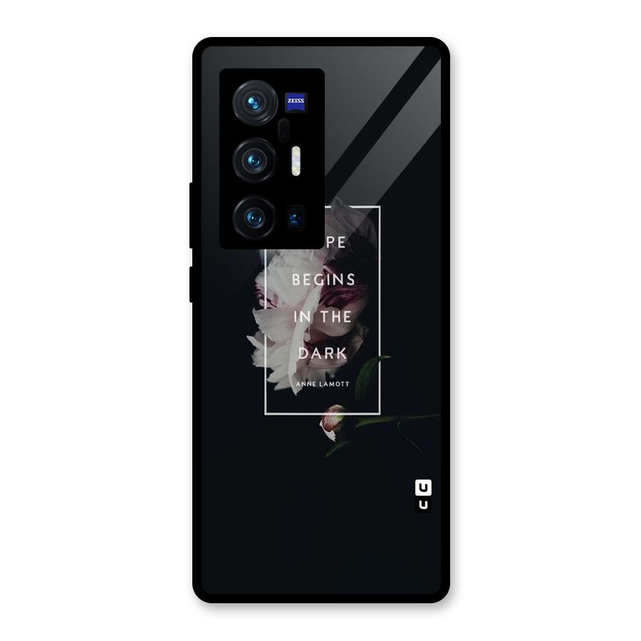 Dark Hope Glass Back Case for Vivo X70 Pro Plus