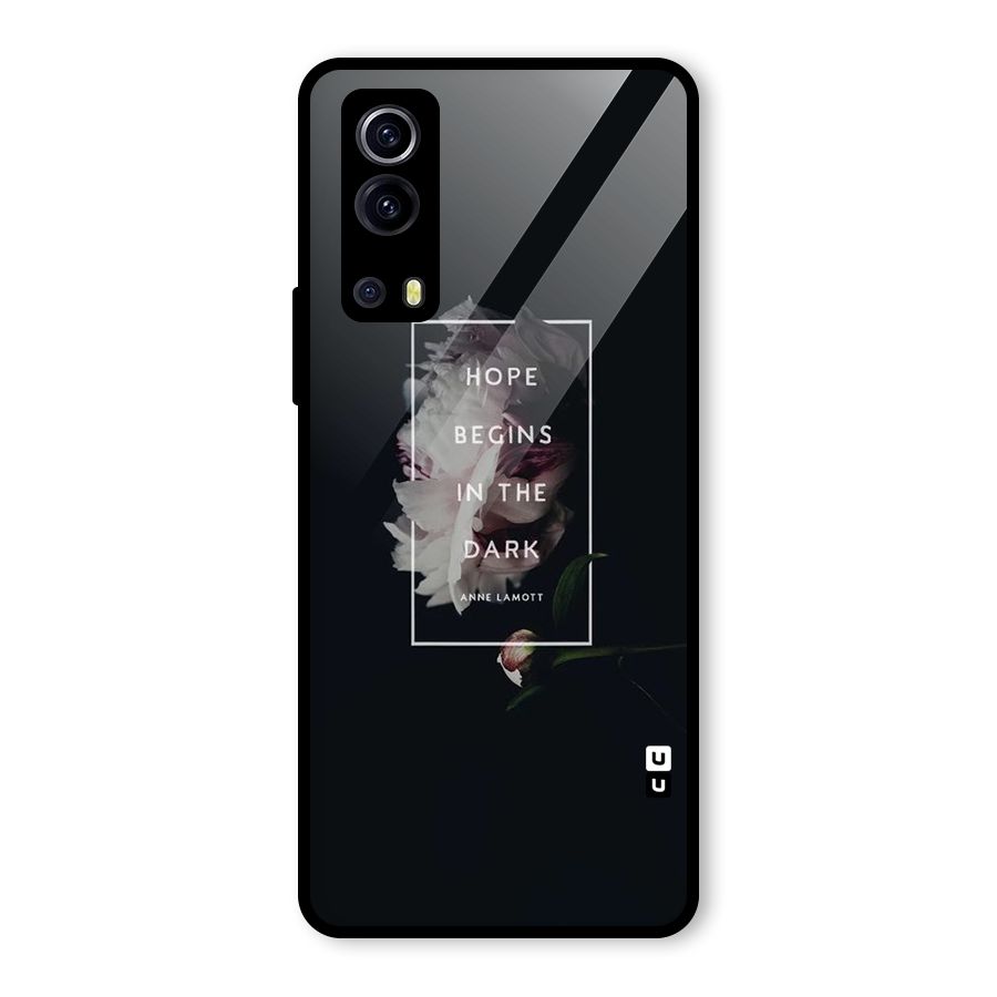 Dark Hope Glass Back Case for Vivo iQOO Z3