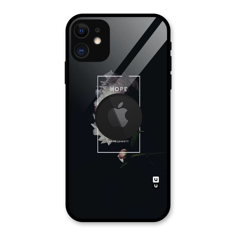 Dark Hope Glass Back Case for iPhone 11 Logo Cut