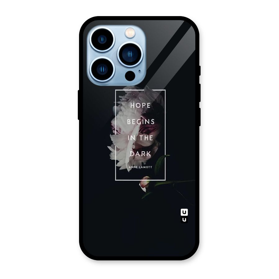Dark Hope Glass Back Case for iPhone 13 Pro