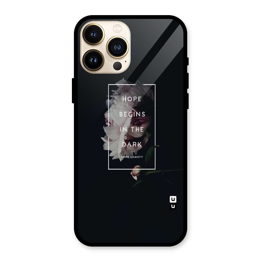 Dark Hope Glass Back Case for iPhone 13 Pro Max
