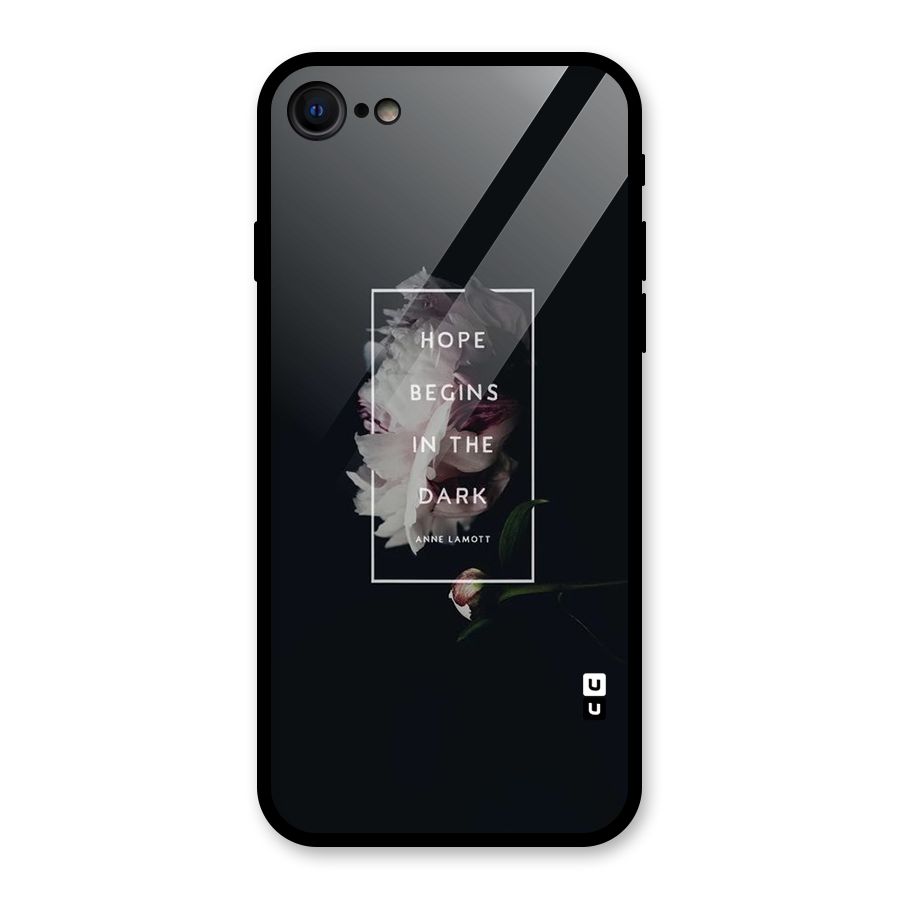 Dark Hope Glass Back Case for iPhone SE 2022