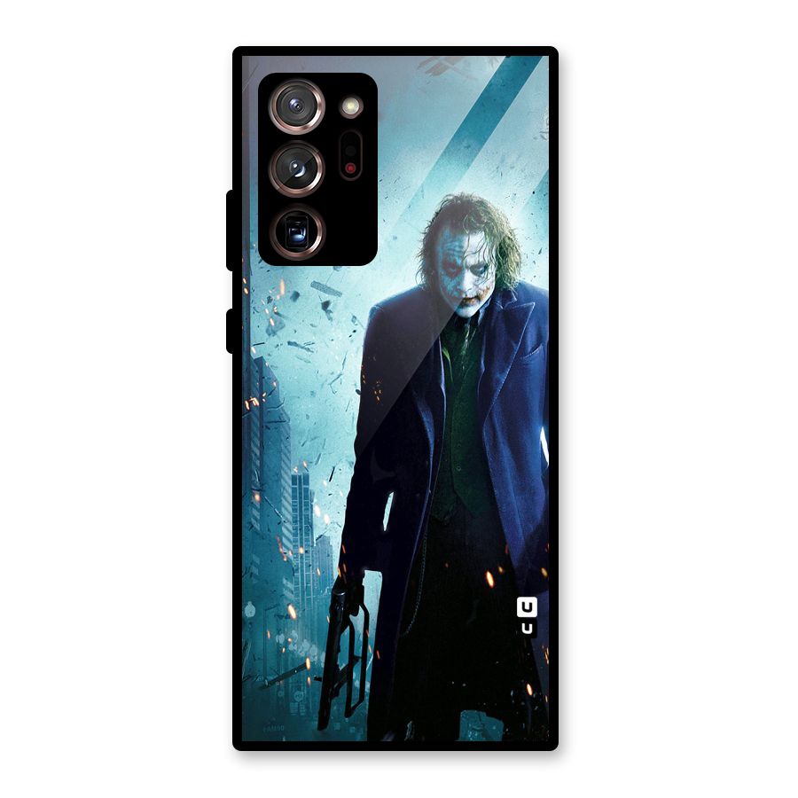 Dark Knight Joker Glass Back Case for Galaxy Note 20 Ultra
