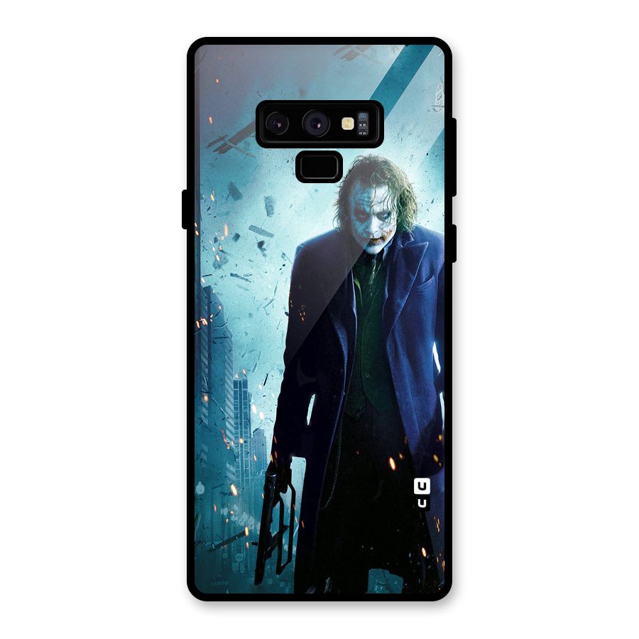 Dark Knight Joker Glass Back Case for Galaxy Note 9