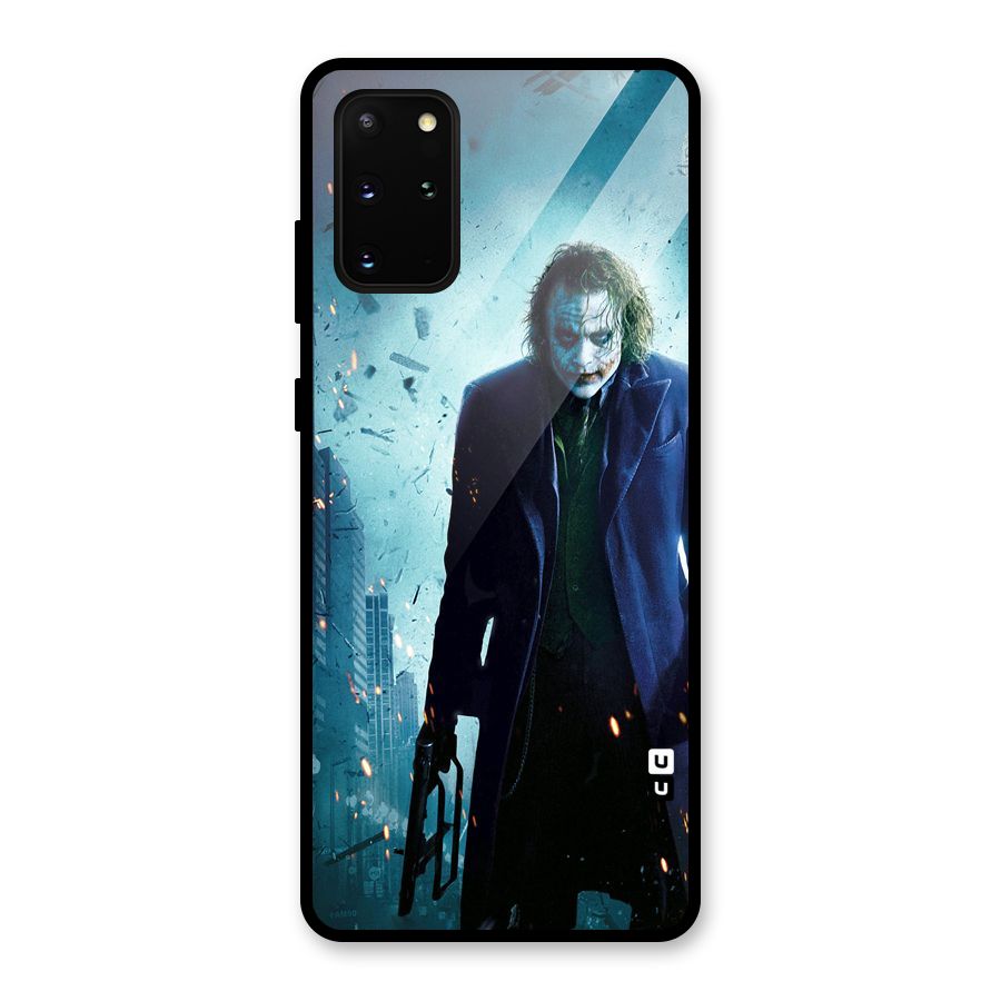 Dark Knight Joker Glass Back Case for Galaxy S20 Plus