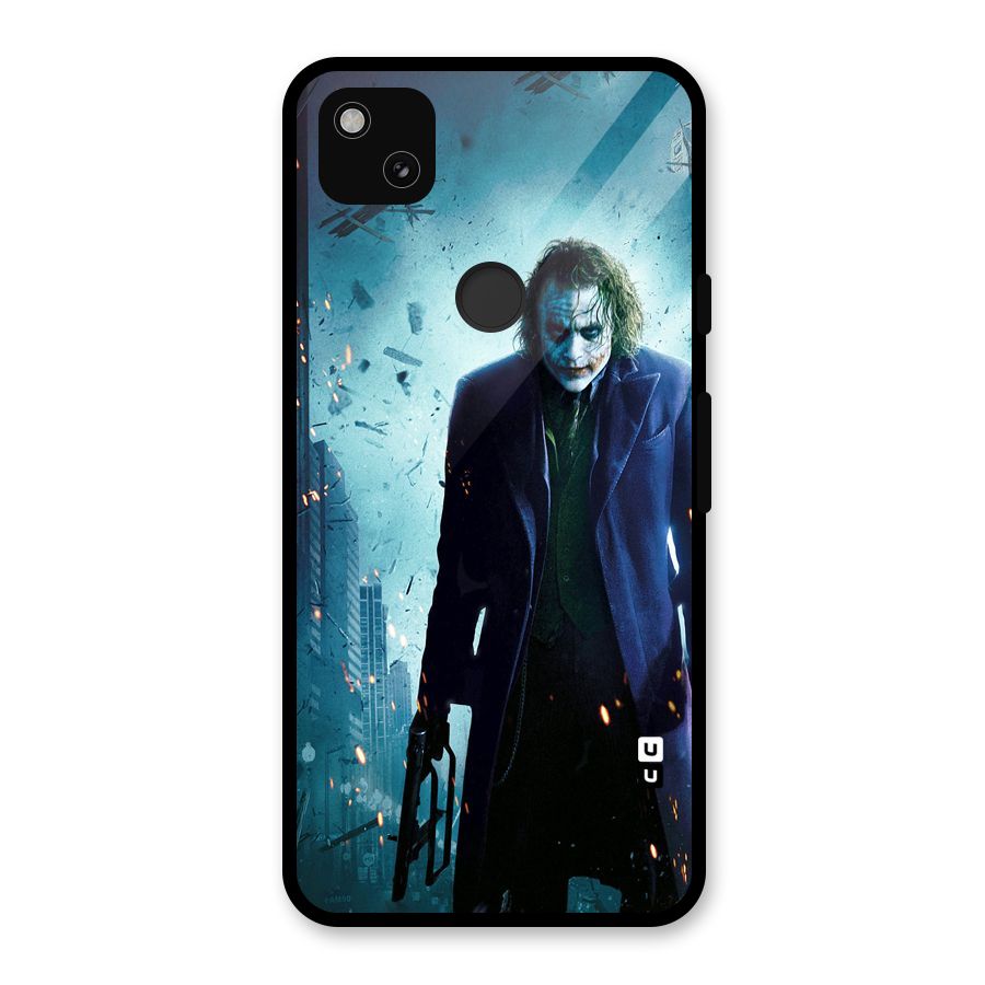 Dark Knight Joker Glass Back Case for Google Pixel 4a
