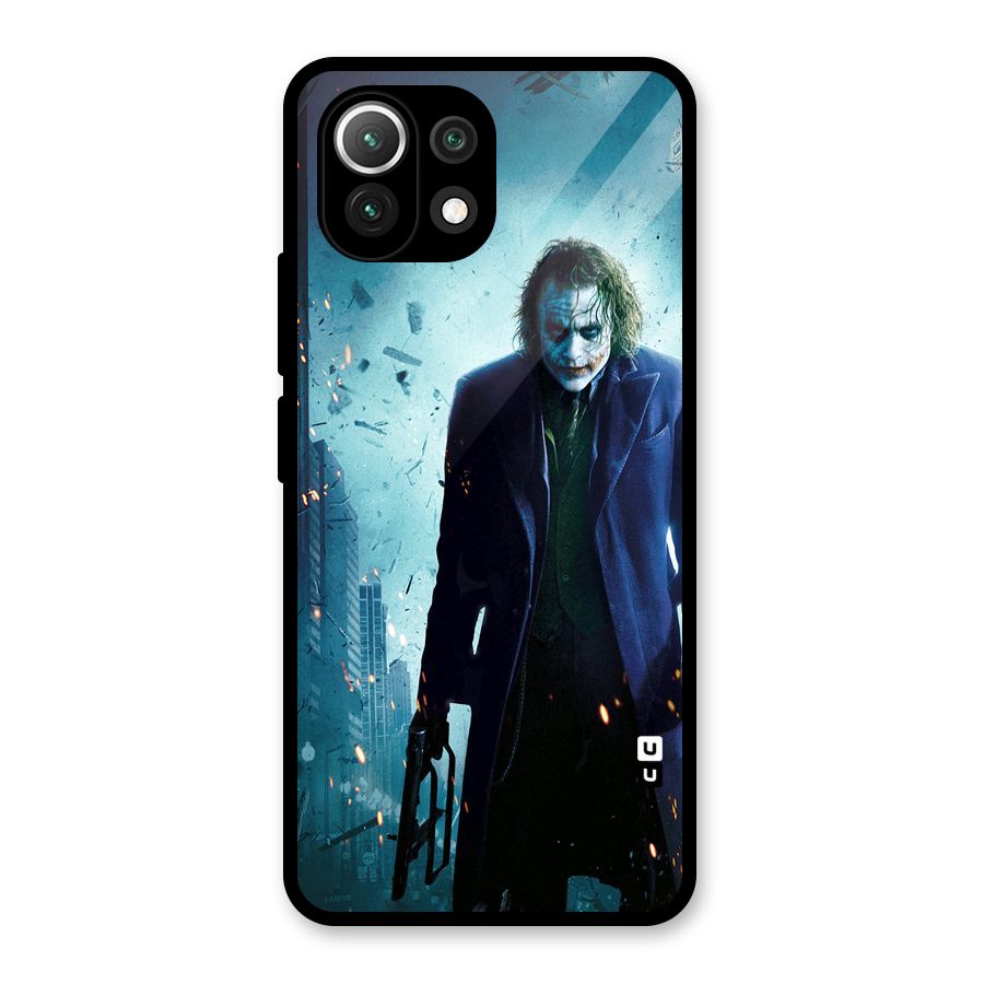 Dark Knight Joker Glass Back Case for Mi 11 Lite NE 5G