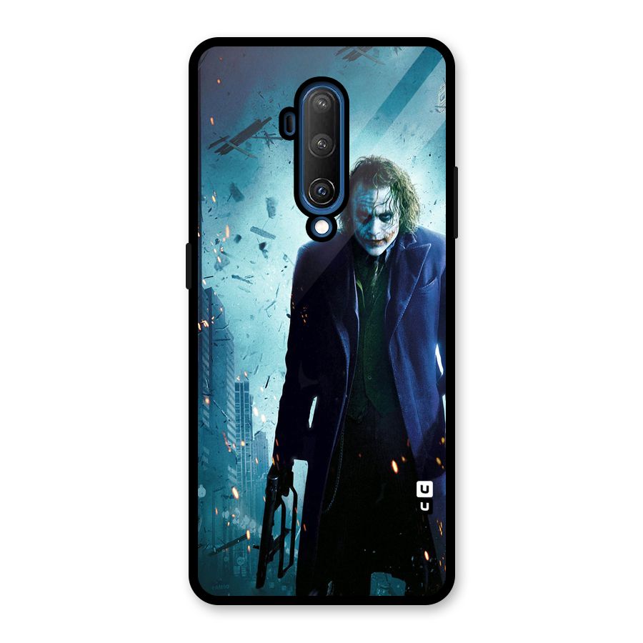 Dark Knight Joker Glass Back Case for OnePlus 7T Pro