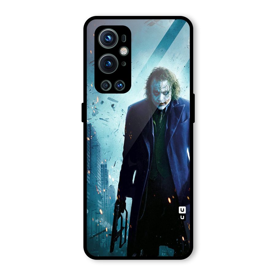Dark Knight Joker Glass Back Case for OnePlus 9 Pro