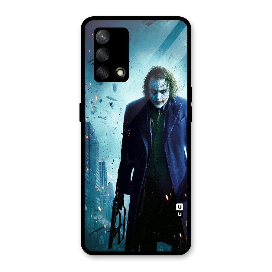 Dark Knight Joker Glass Back Case for Oppo F19