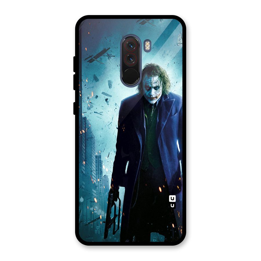 Dark Knight Joker Glass Back Case for Poco F1
