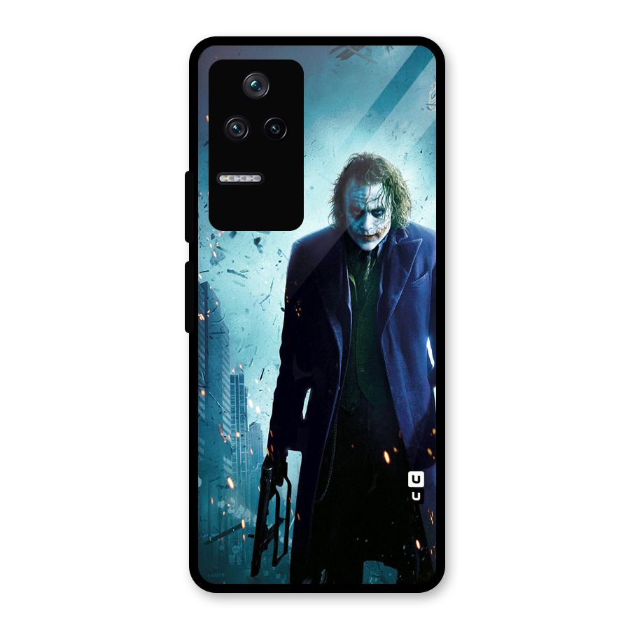 Dark Knight Joker Glass Back Case for Poco F4 5G