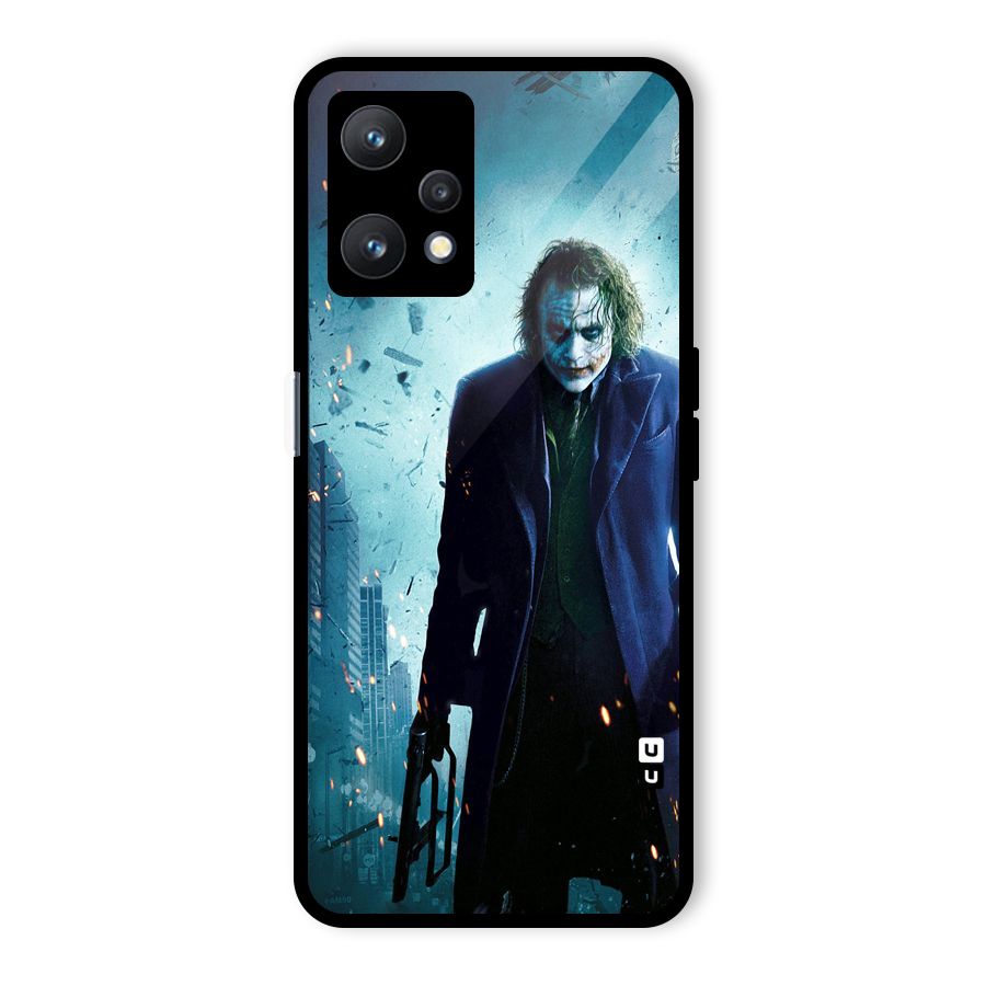 Dark Knight Joker Glass Back Case for Realme 9 Pro 5G