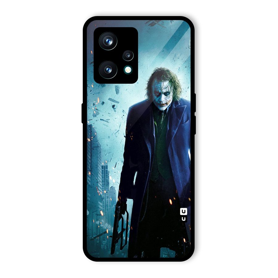 Dark Knight Joker Glass Back Case for Realme 9 Pro Plus 5G
