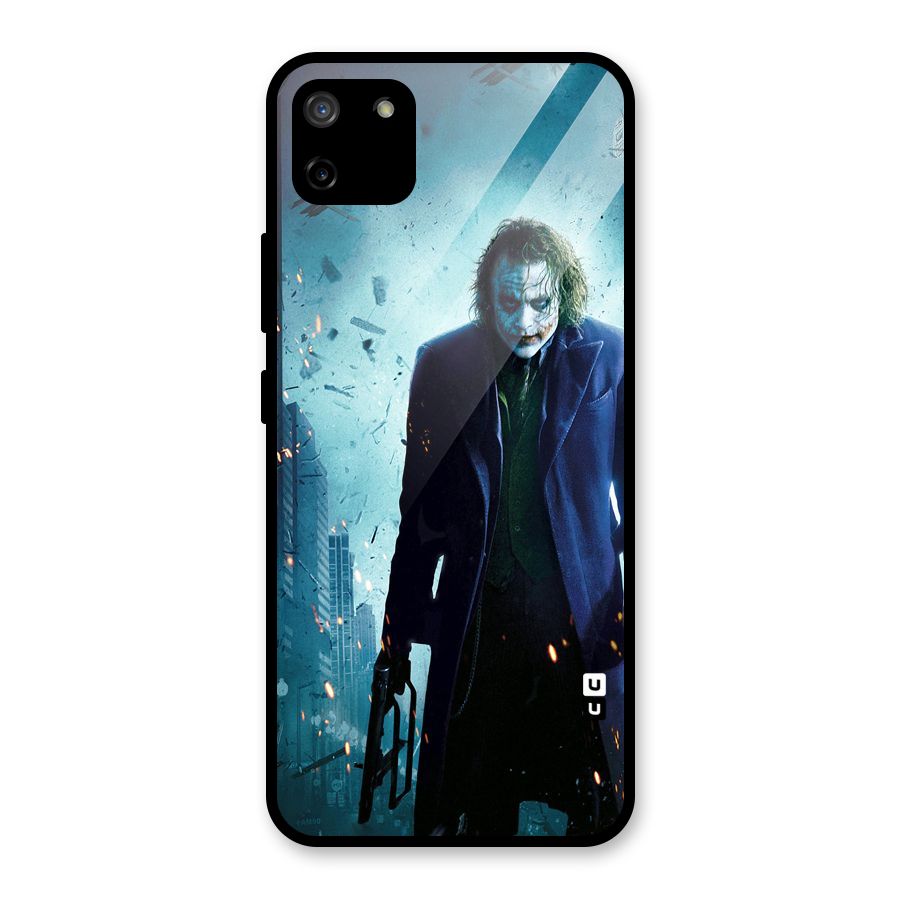 Dark Knight Joker Glass Back Case for Realme C11