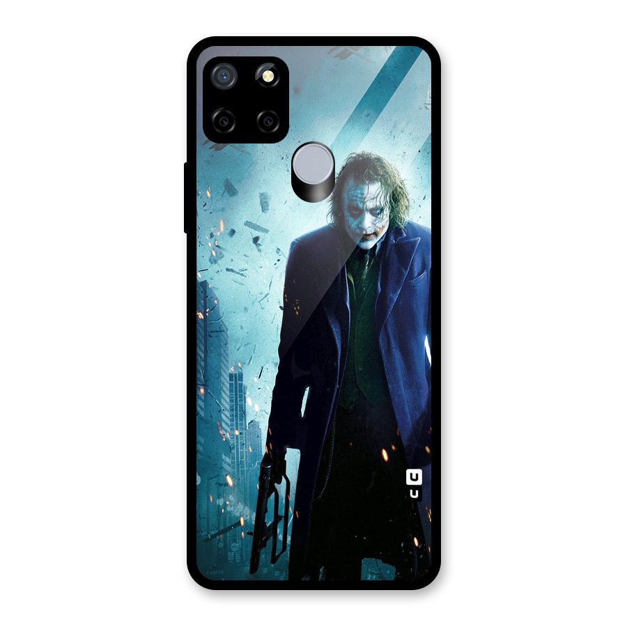Dark Knight Joker Glass Back Case for Realme Narzo 20