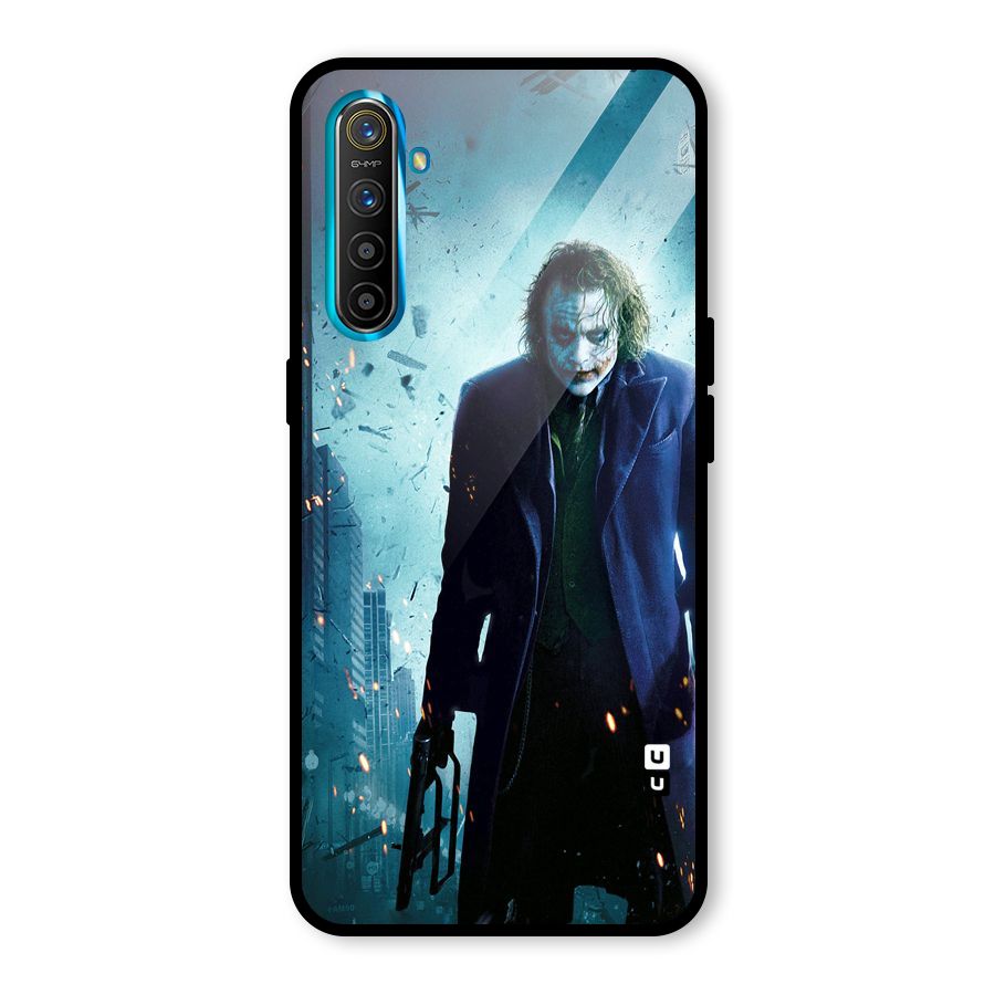Dark Knight Joker Glass Back Case for Realme X2