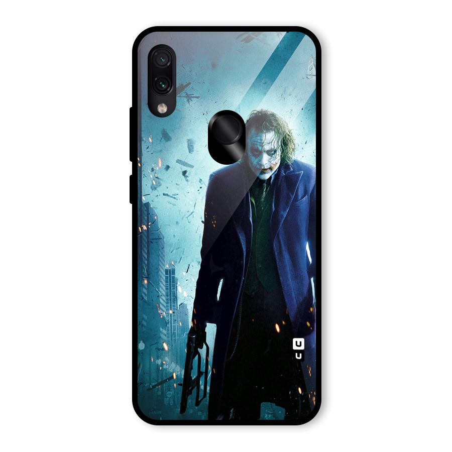 Dark Knight Joker Glass Back Case for Redmi Note 7S