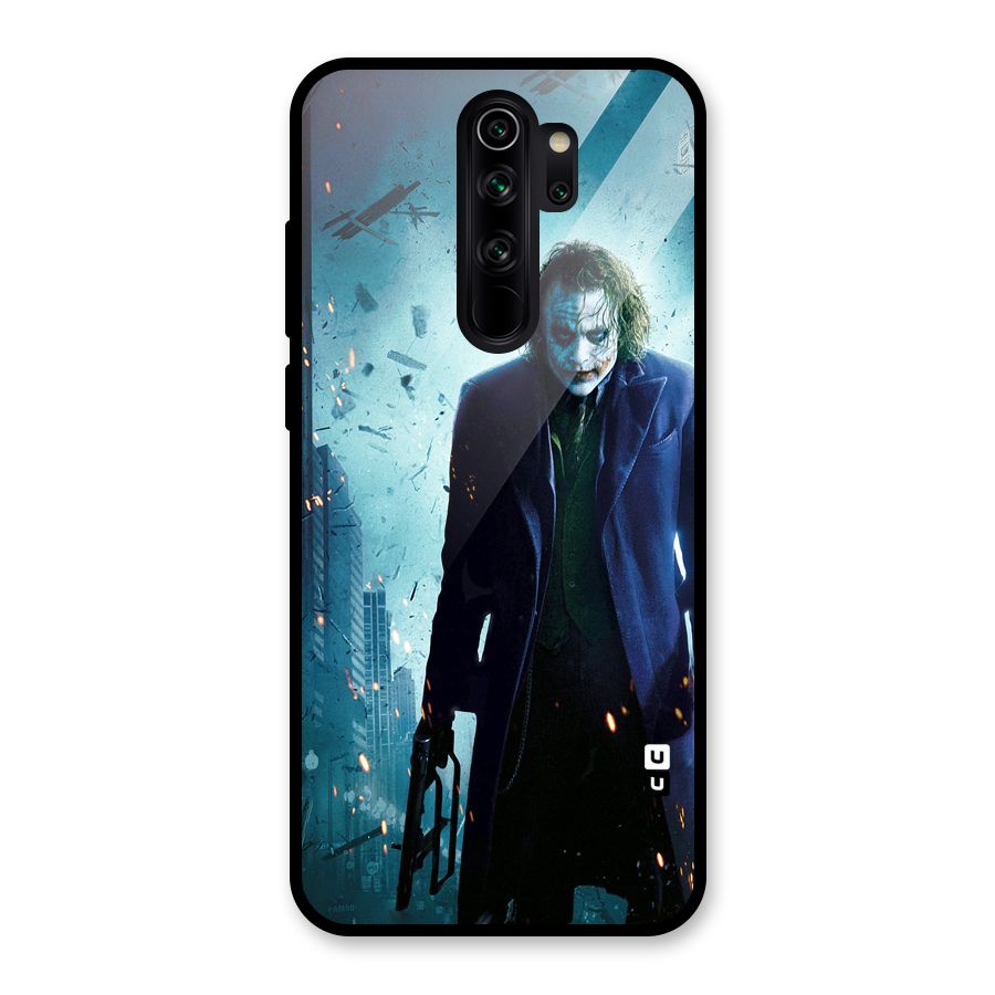 Dark Knight Joker Glass Back Case for Redmi Note 8 Pro