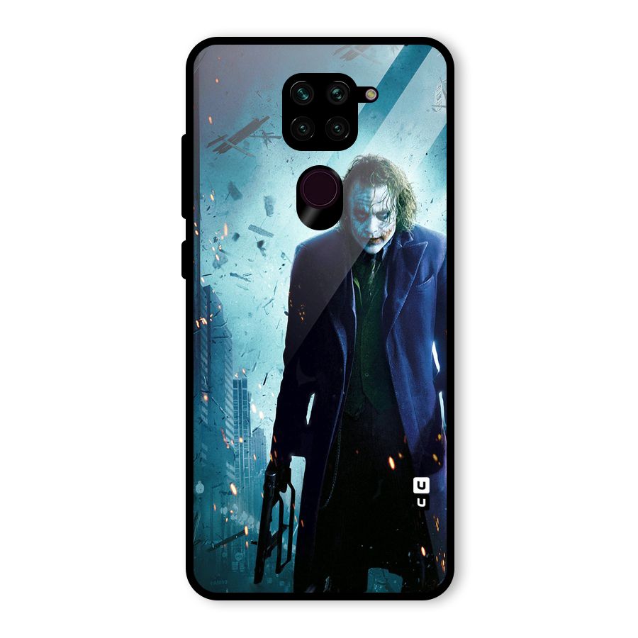 Dark Knight Joker Glass Back Case for Redmi Note 9