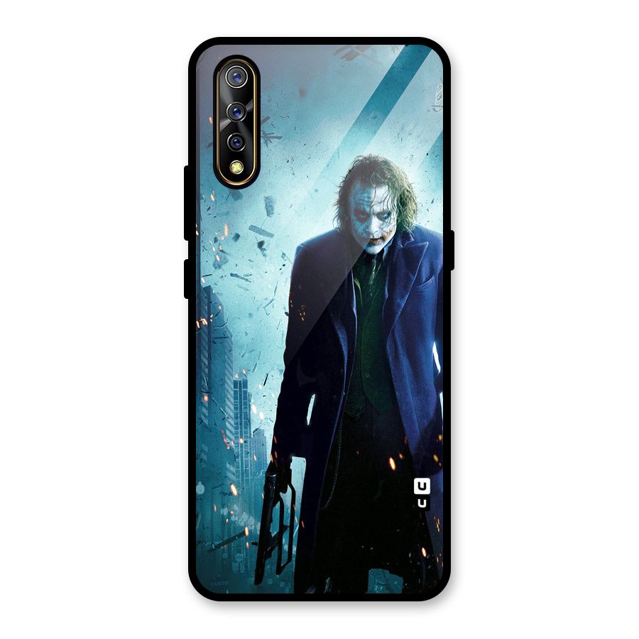 Dark Knight Joker Glass Back Case for Vivo S1