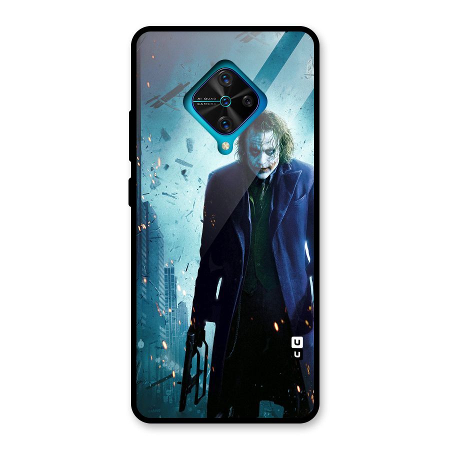 Dark Knight Joker Glass Back Case for Vivo S1 Pro