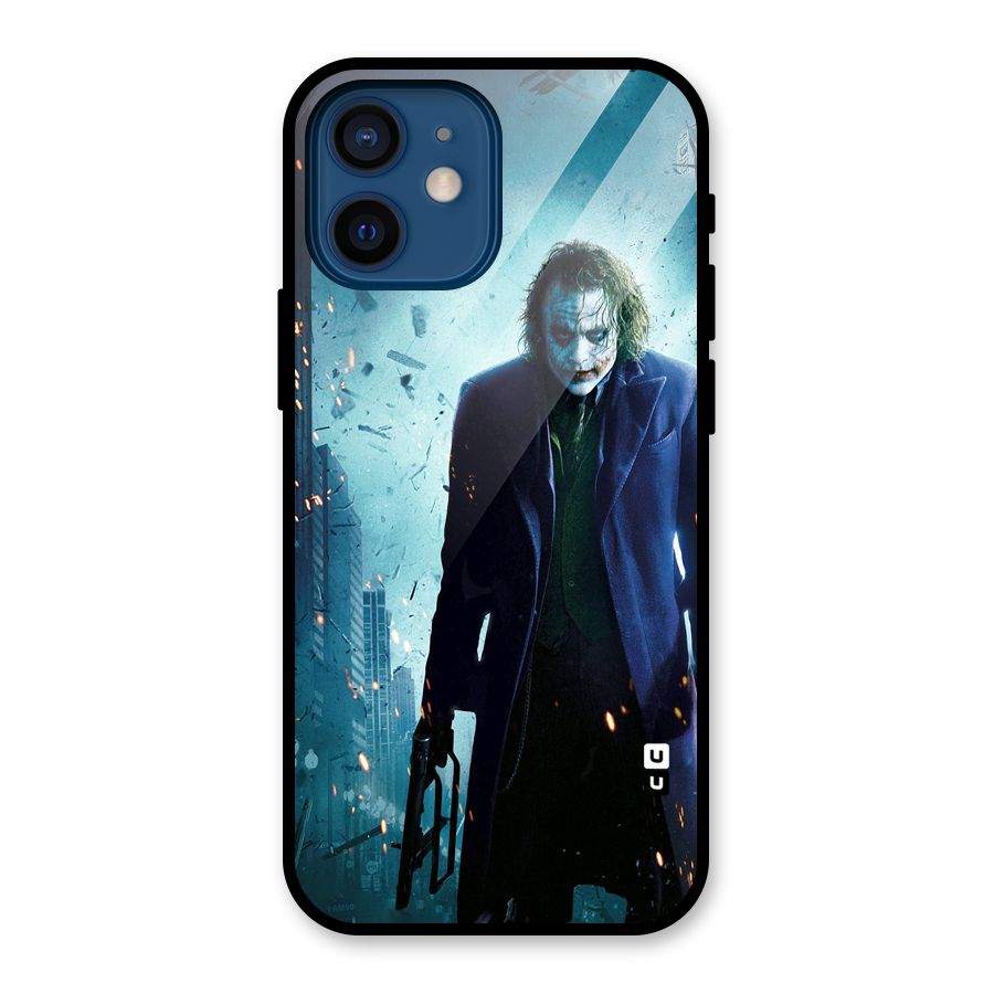 Dark Knight Joker Glass Back Case for iPhone 12 Mini
