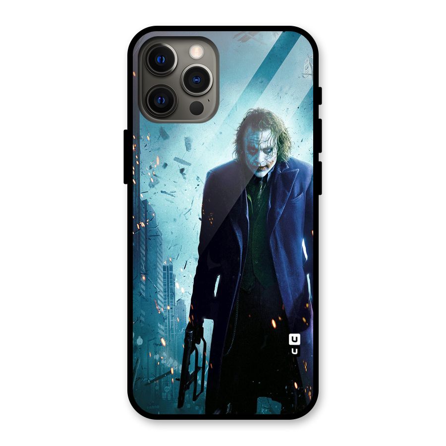 Dark Knight Joker Glass Back Case for iPhone 12 Pro Max
