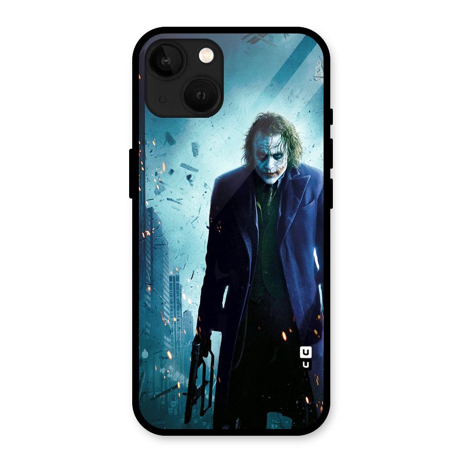 Dark Knight Joker Glass Back Case for iPhone 13