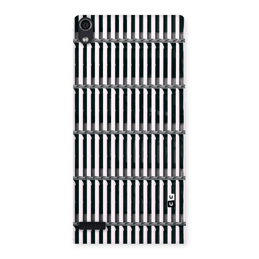 Dark Lines Pattern Back Case for Ascend P6
