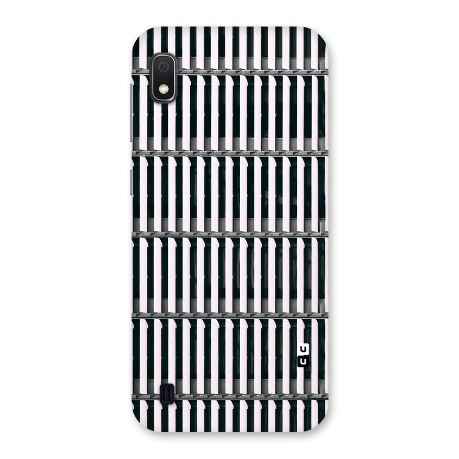 Dark Lines Pattern Back Case for Galaxy A10