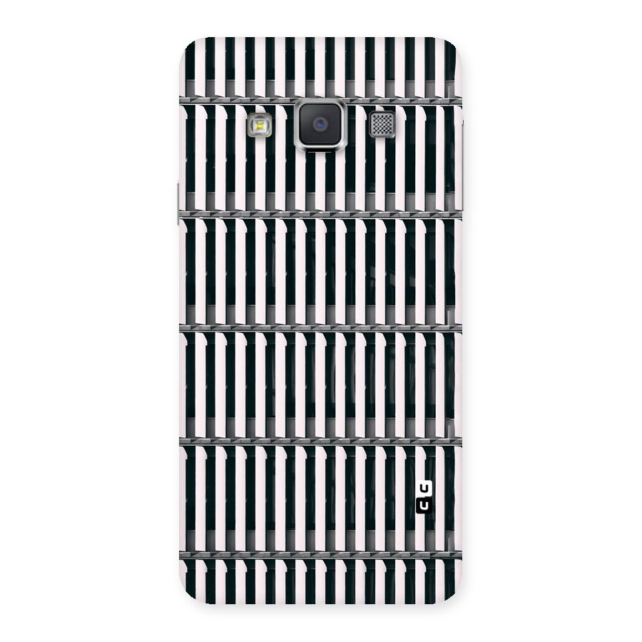 Dark Lines Pattern Back Case for Galaxy A3