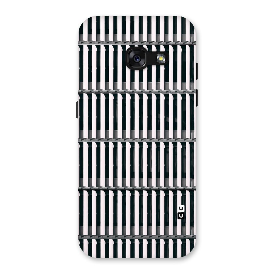 Dark Lines Pattern Back Case for Galaxy A3 (2017)