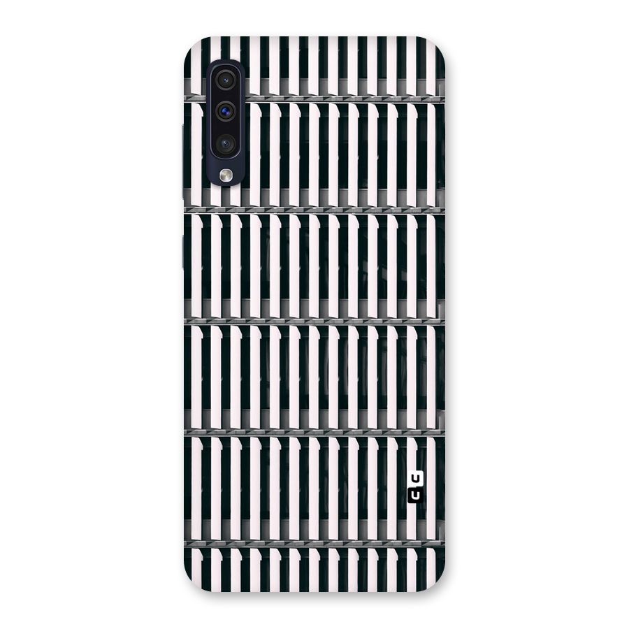 Dark Lines Pattern Back Case for Galaxy A50