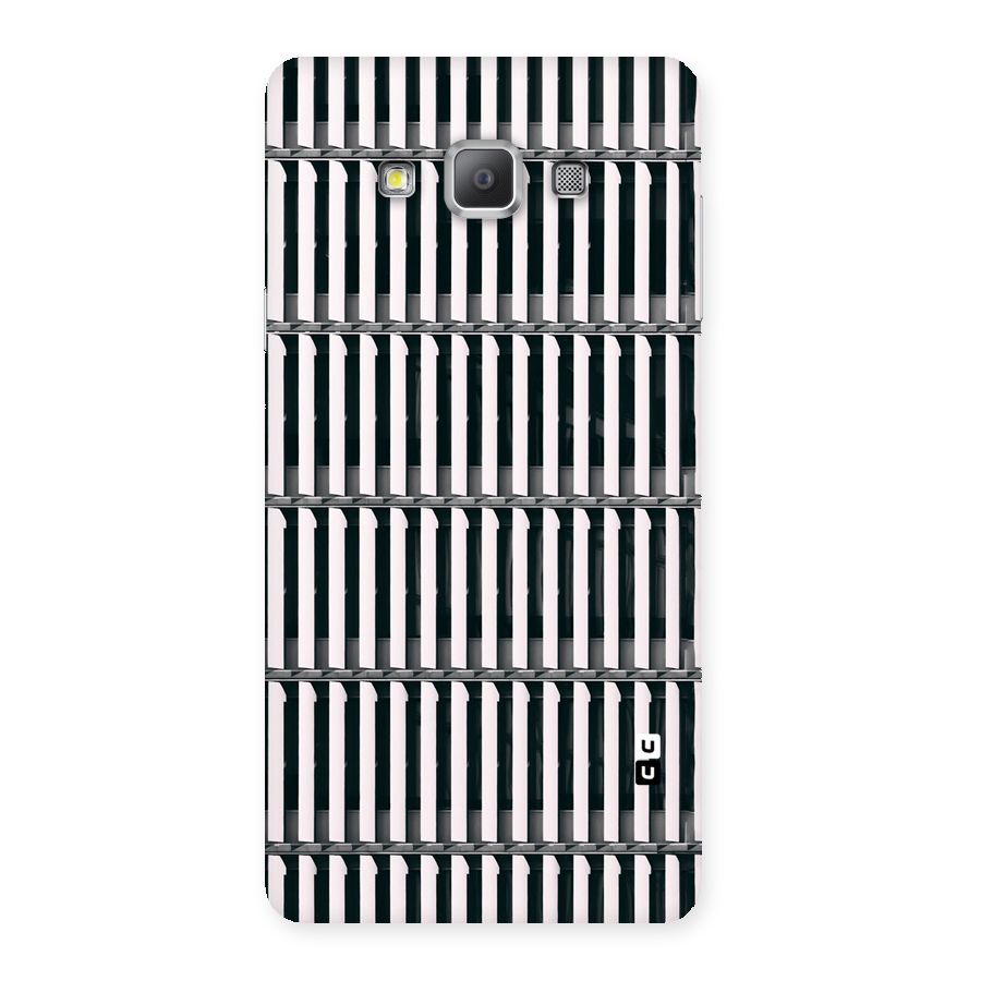 Dark Lines Pattern Back Case for Galaxy A7