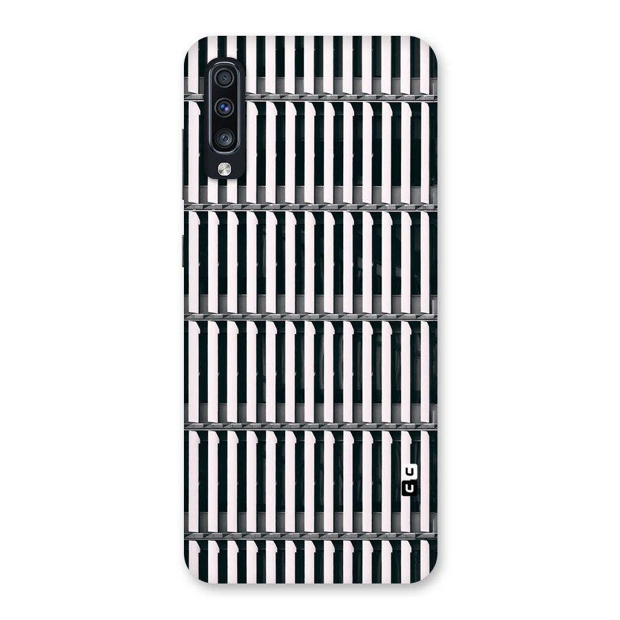 Dark Lines Pattern Back Case for Galaxy A70