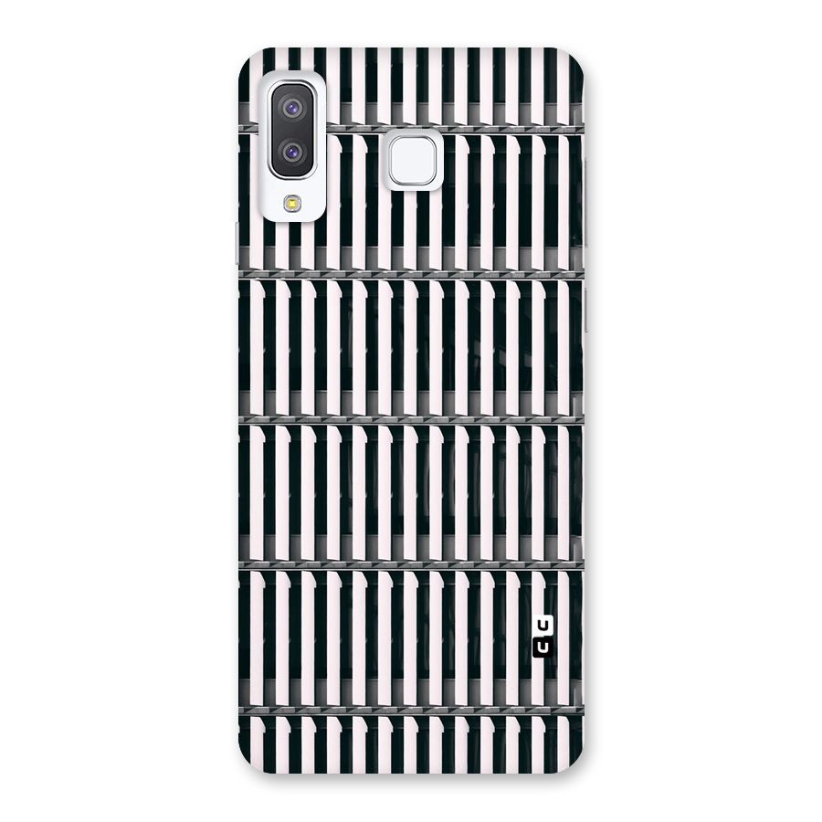 Dark Lines Pattern Back Case for Galaxy A8 Star