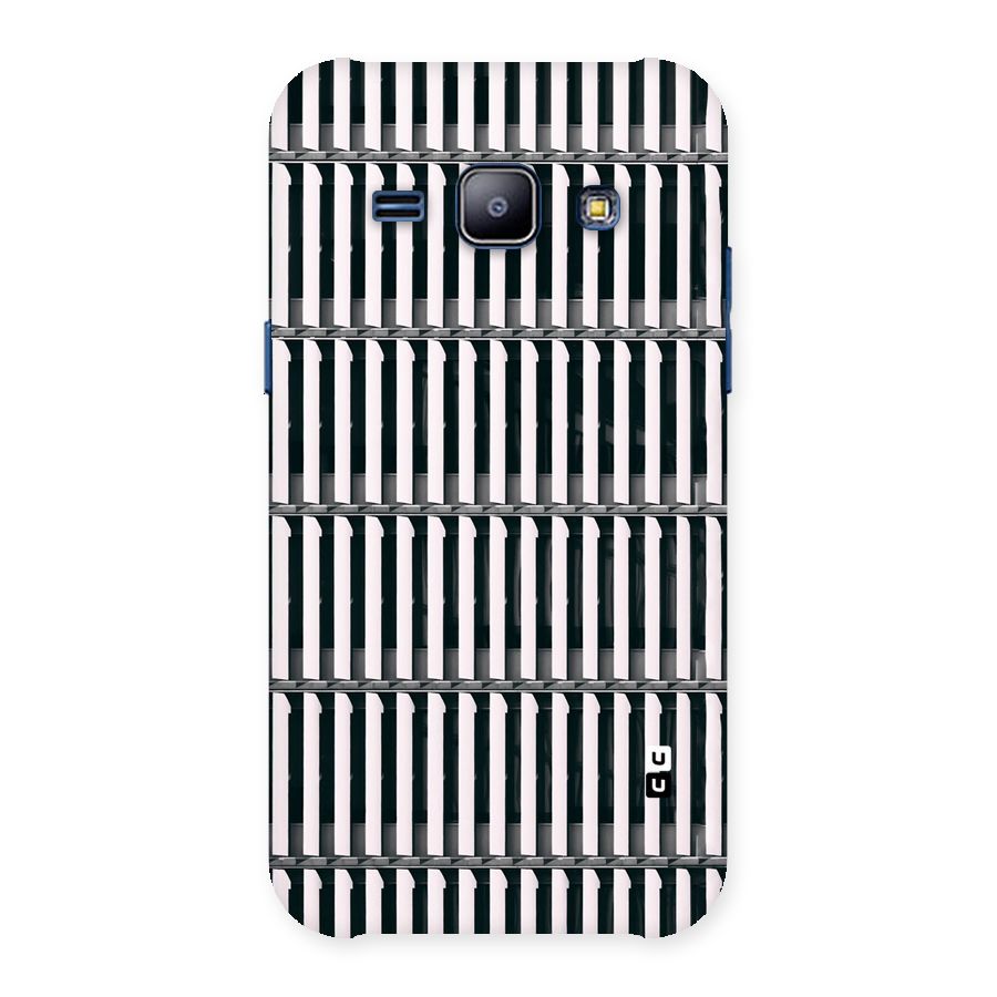 Dark Lines Pattern Back Case for Galaxy J1