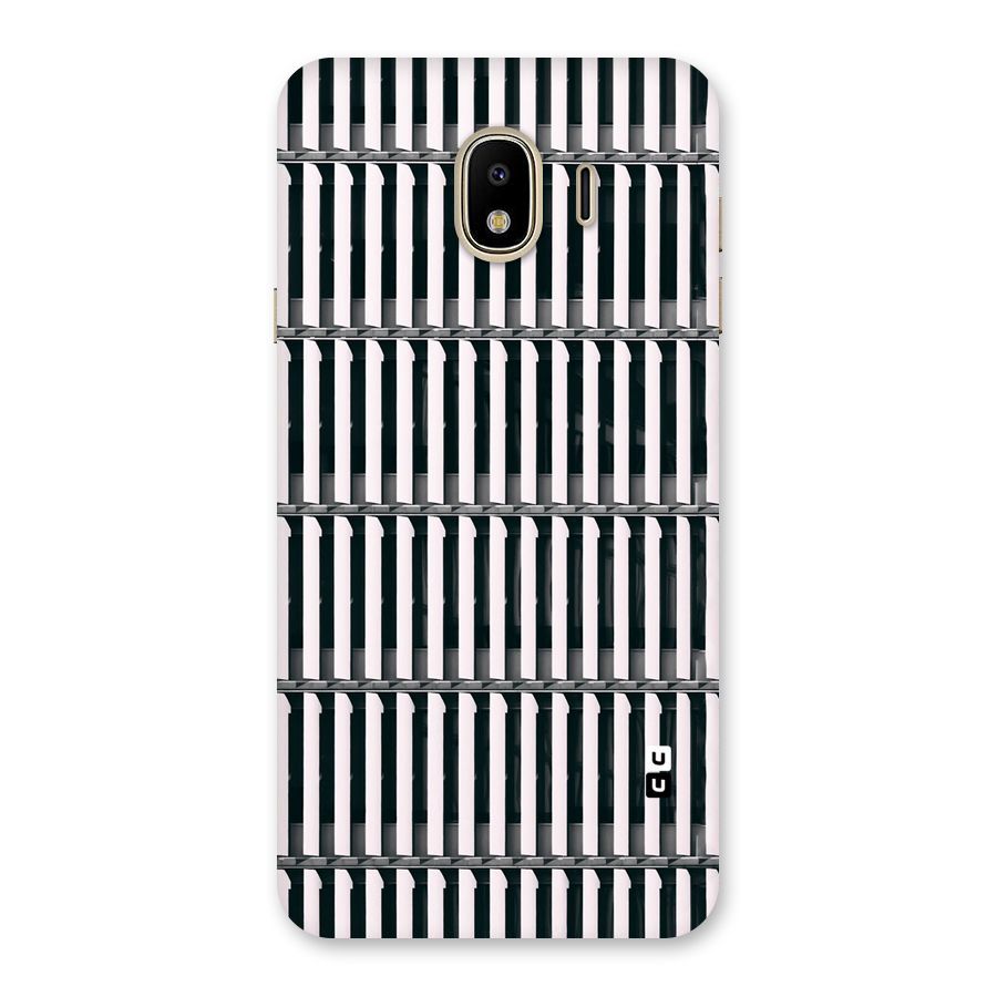 Dark Lines Pattern Back Case for Galaxy J4