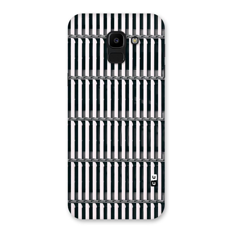 Dark Lines Pattern Back Case for Galaxy J6