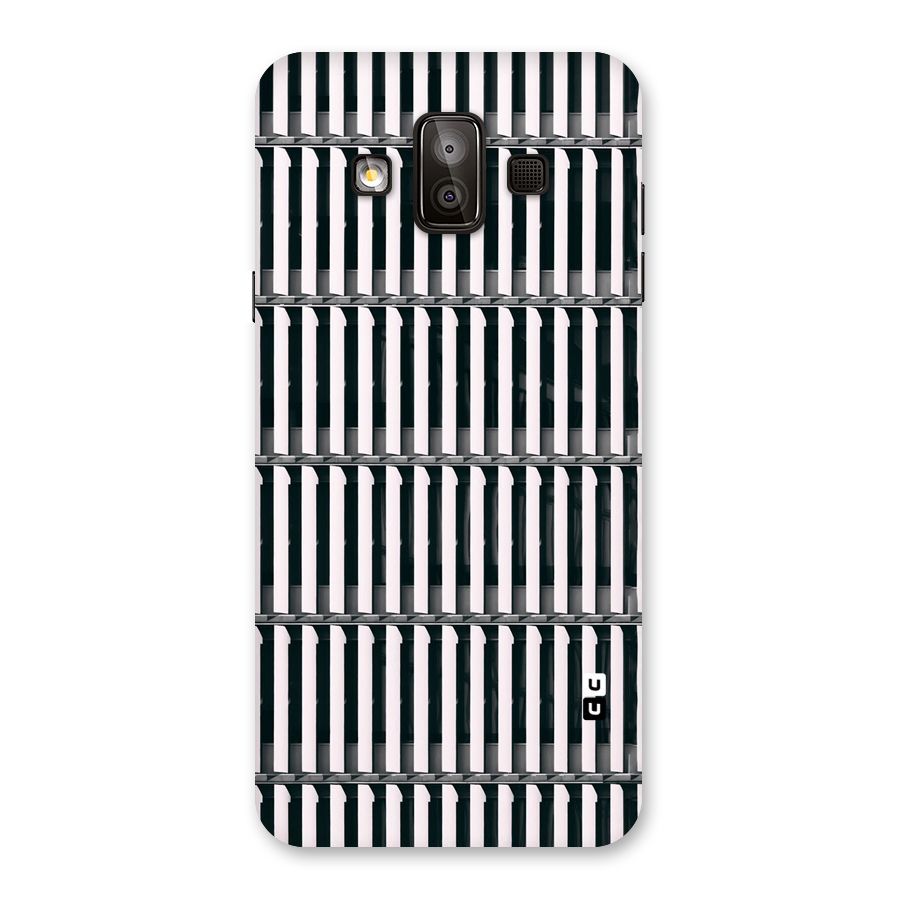 Dark Lines Pattern Back Case for Galaxy J7 Duo