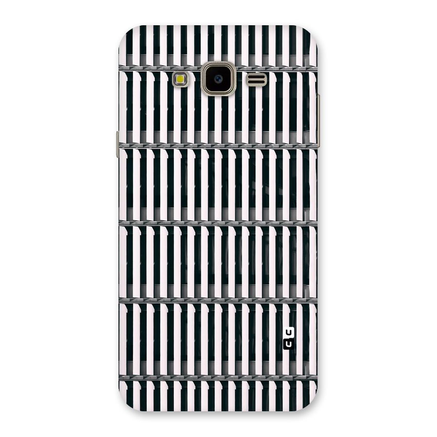 Dark Lines Pattern Back Case for Galaxy J7 Nxt