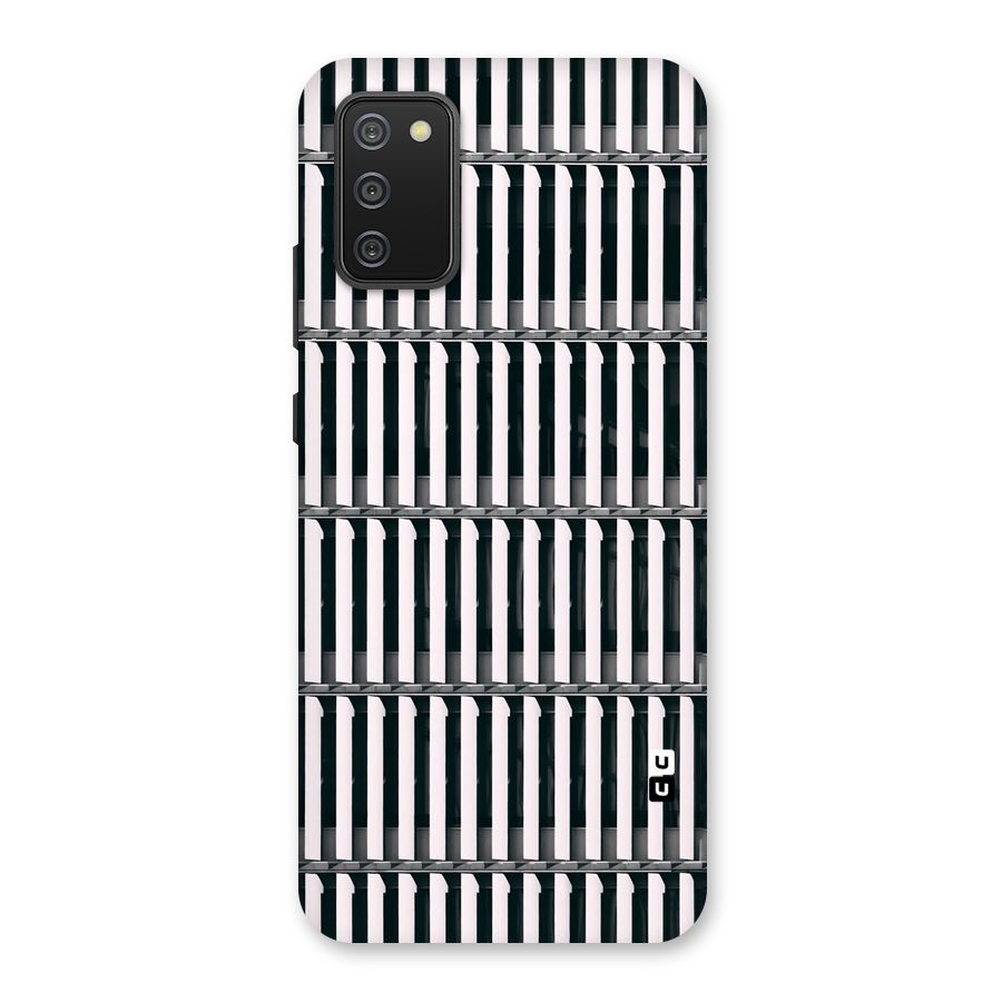 Dark Lines Pattern Back Case for Galaxy M02s